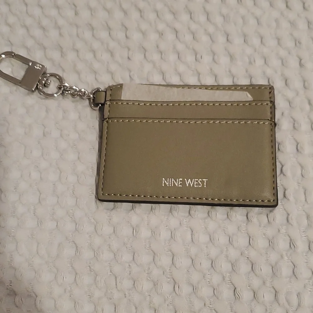 NWOT Nine West Card ID holder with Key Chain